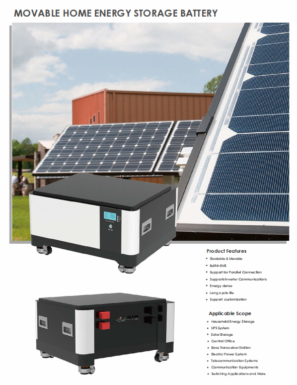 可堆叠移动储能电池（15kWh–45kWh）